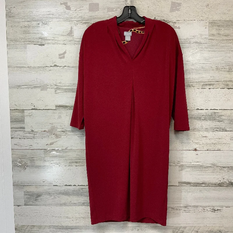 Dress Casual Short By Chicos In Red, Size: S