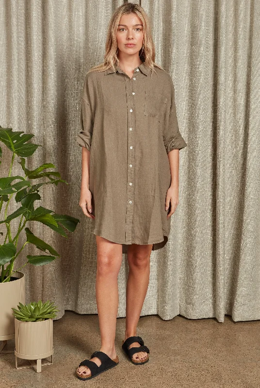 Hampton L/S Shirt Dress