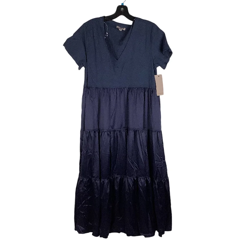 Dress Casual Midi By Clothes Mentor In Navy, Size: S