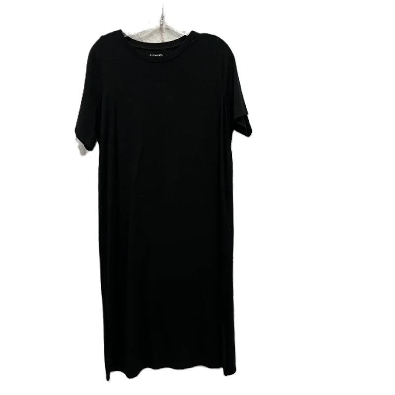 Dress Casual Midi By Eileen Fisher In Black, Size: L