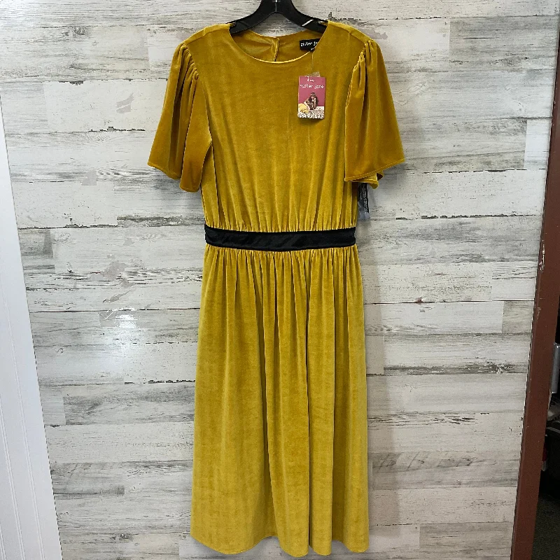 Dress Party Midi By SISTER JANE In Yellow, Size: Xs