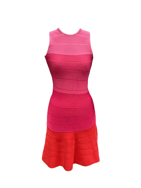 Pink Dress Casual Midi Venus, Size S