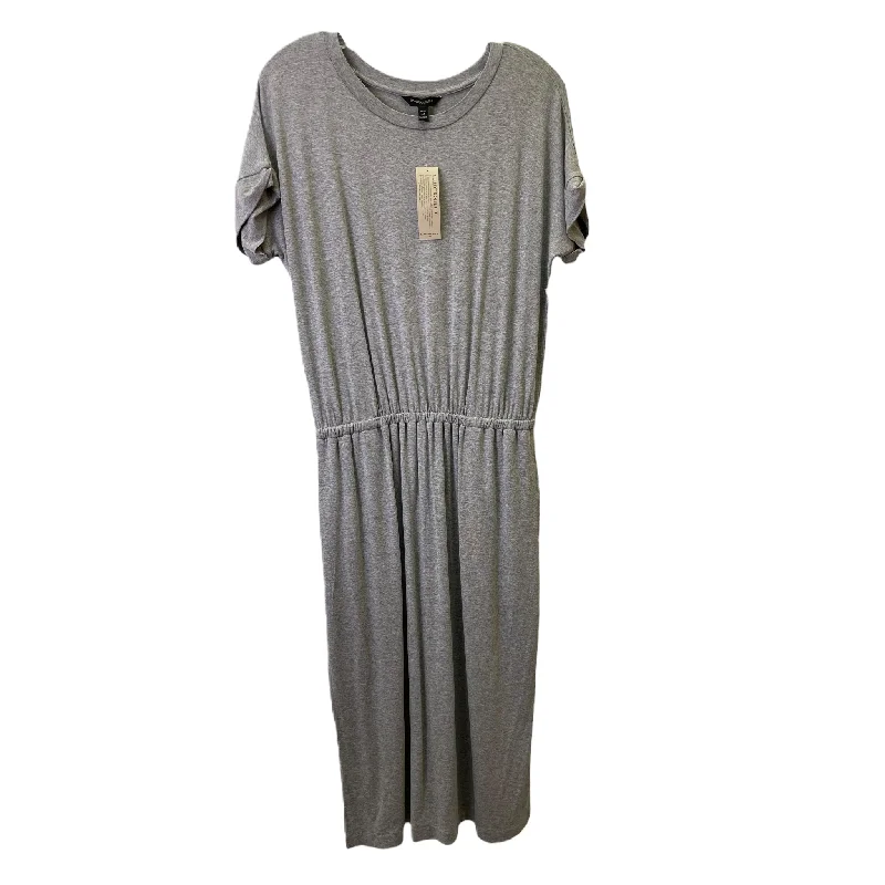 Grey Dress Casual Maxi By Banana Republic, Size: M