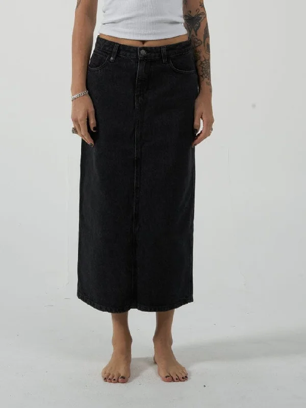 Frankie Skirt - Smoke Black