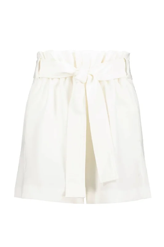 Elle Tie Front Short In White