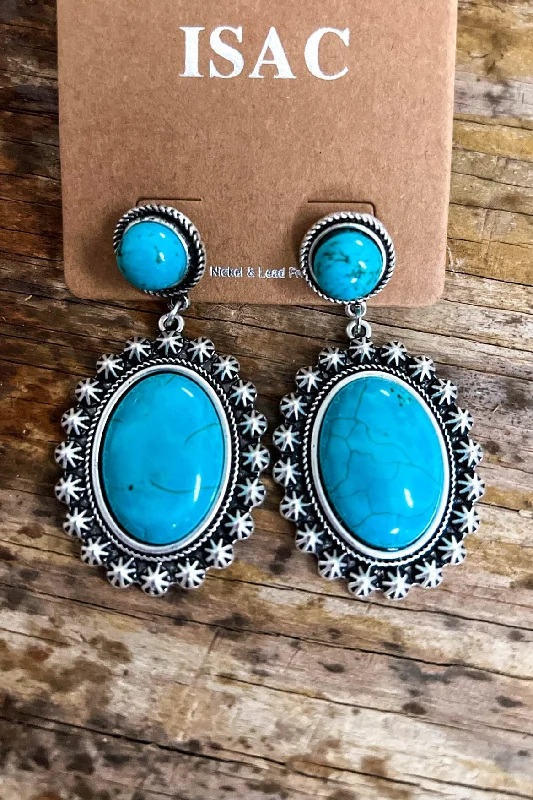 Freedom Turquoise Post Earrings