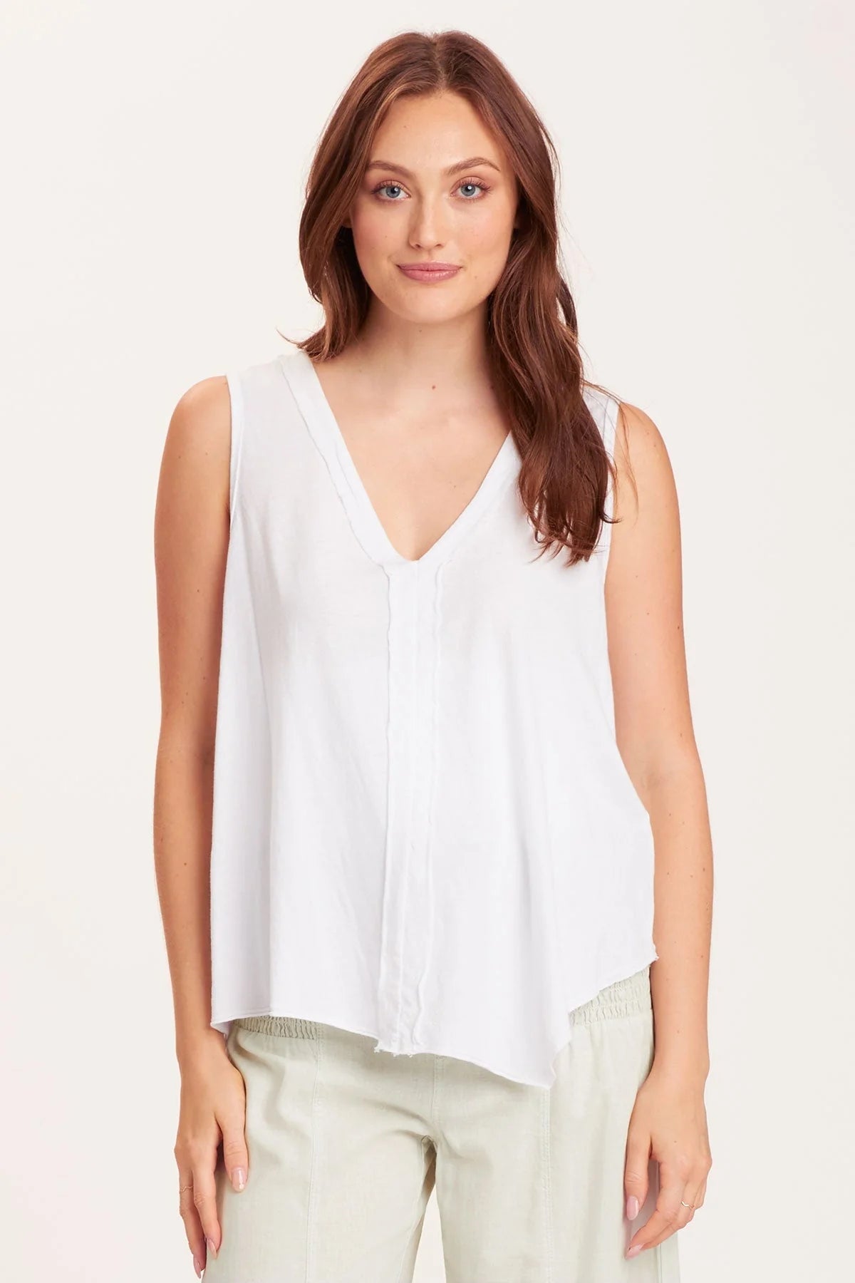 Lazzaro Tank - White