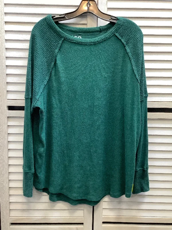 Top Long Sleeve By So In Green, Size: Xl