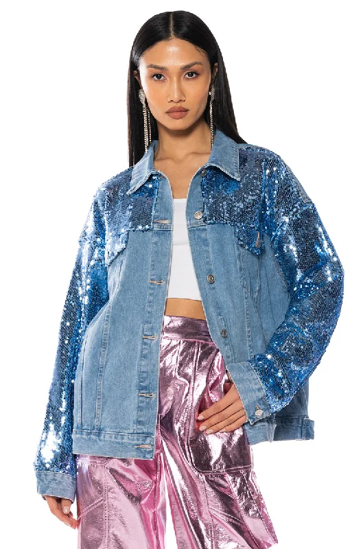 BRING IT BACK OVERSIZED DENIM JACKET