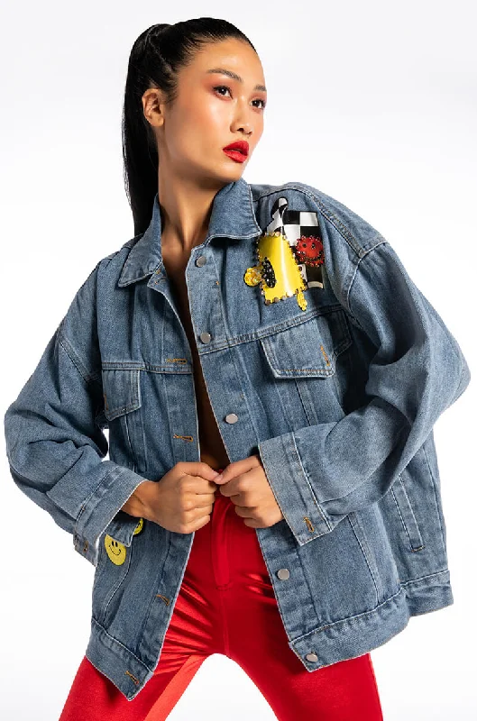 LA TRICKED OUT DENIM JACKET