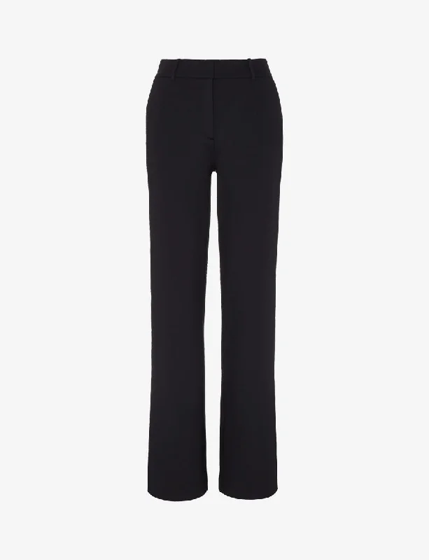 Neoprene CEO Wide Leg Trouser